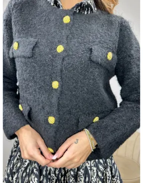 CARDIGAN GIOVY NERO