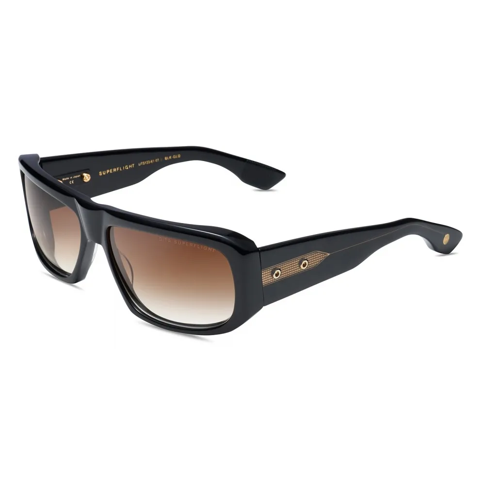 DITA - Superflight - Nero Oro Giallo - DTS133-61 - Occhiali da Sole - DITA Eyewear