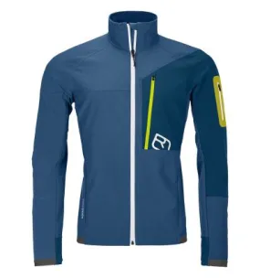Giacca Softshell Ortovox Giacca Berrino (Mountain Blue) Uomo